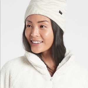 NWT Athleta Zebra Beanie.